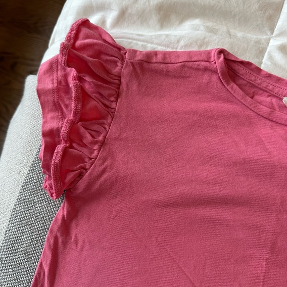 J Crew Crewcuts Ruffle Tee S - Picture 3 of 3